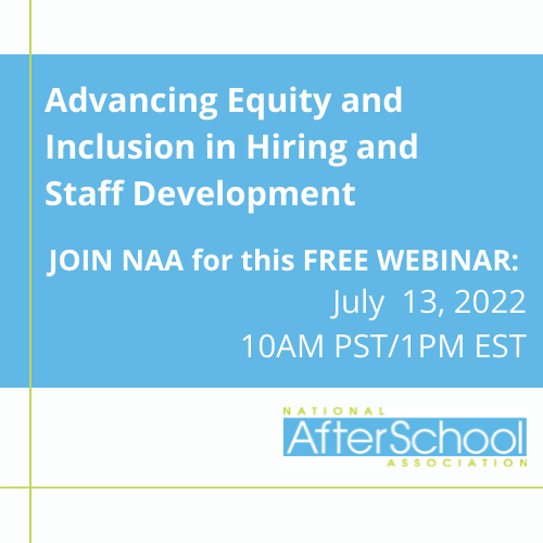 Advancing Equity Webinar Graphic